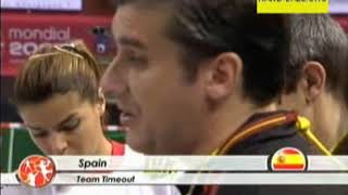 Mundial Femenino de Francia 2007 - 2º Fase 2º Partido Grupo II. España vs. Rumanía